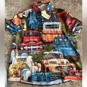 Vintage Car Hawaiian shirt. Super soft